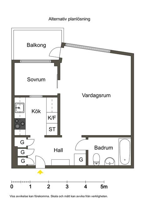 1 rum Lägenhet på Hamngatan 15 Stadskärnan Vaxholms kommun - bild 23
