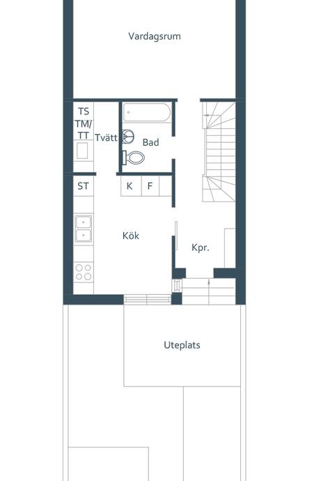 3 rum Radhus på Västra Stationsgatan 9 Kvarnby - Husie Malmö kommun - bild 46