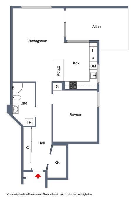 2 rum Lägenhet på Signe Tillischgatan 12, 0,5 tr Frösunda Solna kommun - bild 34