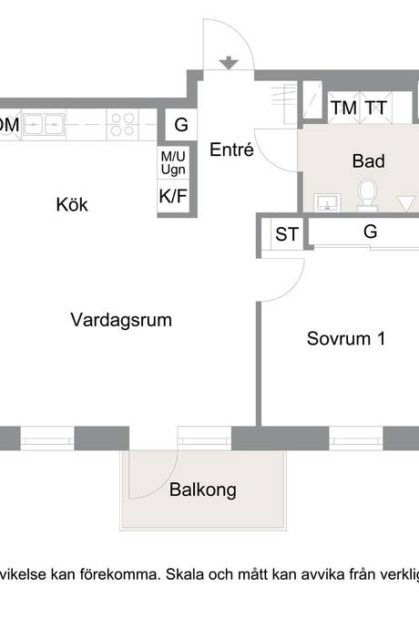 2 rum Lägenhet på Ahrenbergsgatan 12 Bulltofta Malmö kommun - bild 13