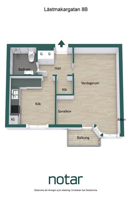 1 rum Lägenhet på Lästmakargatan 8B Sala backe Uppsala kommun - bild 24