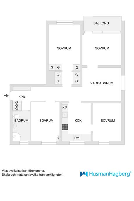 5 rum Lägenhet på Korpralsvägen 24 Teg Umeå kommun - bild 22