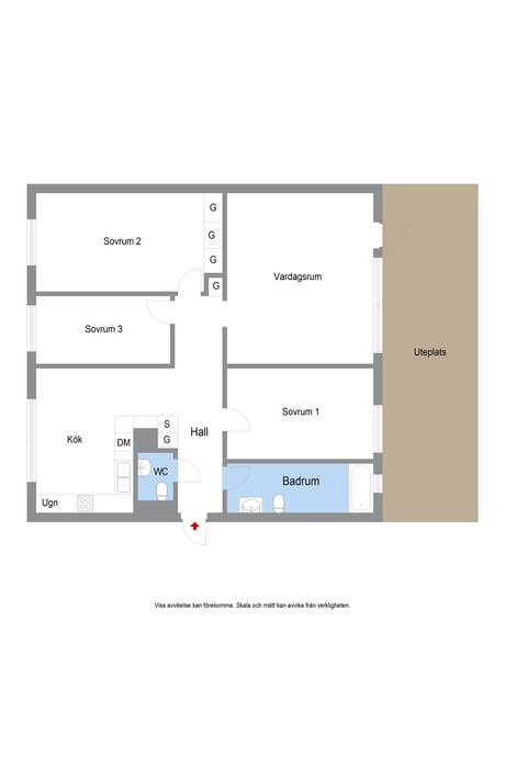 4 rum Lägenhet på Tomtbergavägen 43, Markplan Botkyrka-hallunda Botkyrka kommun - bild 25