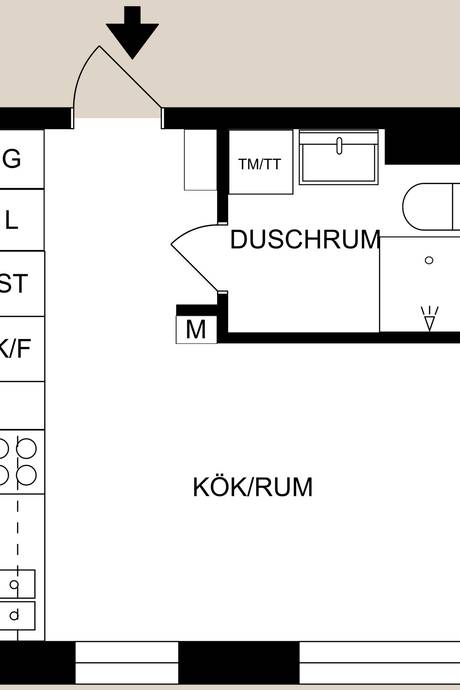 1 rum Lägenhet på Luntgatan 35 Centralt - Folkparken Norrköpings kommun - bild 15