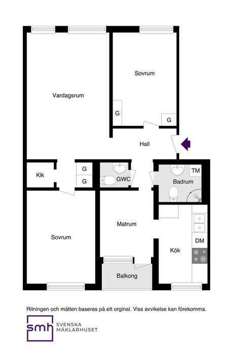 3 rum Lägenhet på Jakobsgatan 52B Pettersberg Västerås kommun - bild 21