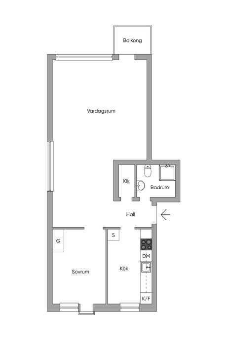 2 rum Lägenhet på Flygaregatan  3 Centrum/Väster Halmstads kommun - bild 21