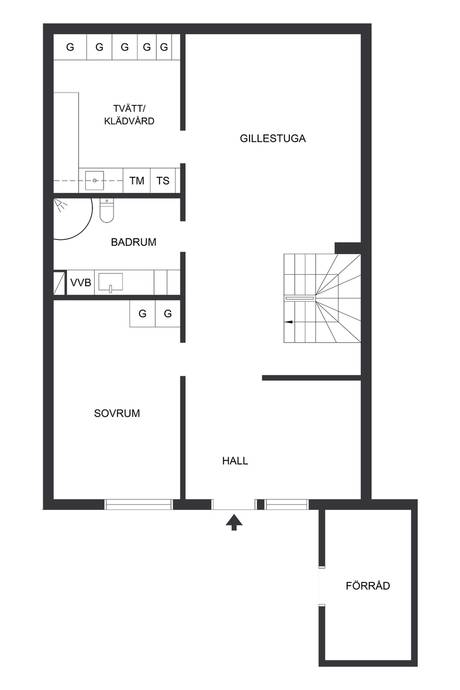 5 rum Radhus på Berguddsvägen 24 Saltsjöbaden Nacka kommun - bild 38