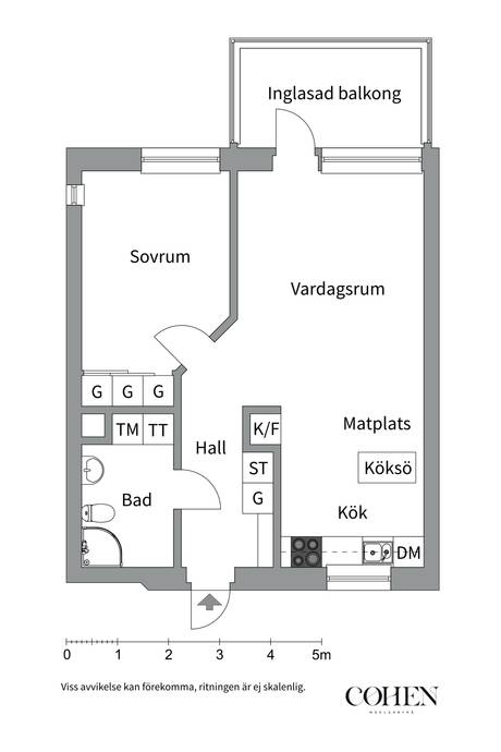 2 rum Lägenhet på Hälleborgsgatan 5 Alsike Knivsta kommun - bild 43