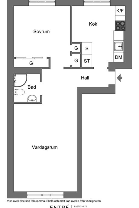 2 rum Lägenhet på Staveredsgatan 17A Centrum Trollhättans kommun - bild 16