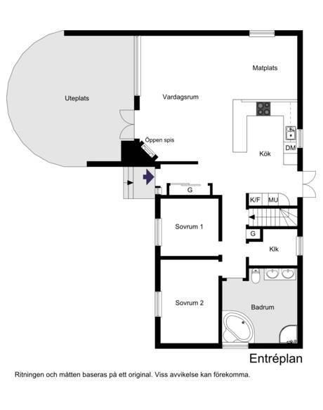 3 rum Villa på Felix Körlings gata 6 Rotorp Halmstads kommun - bild 37