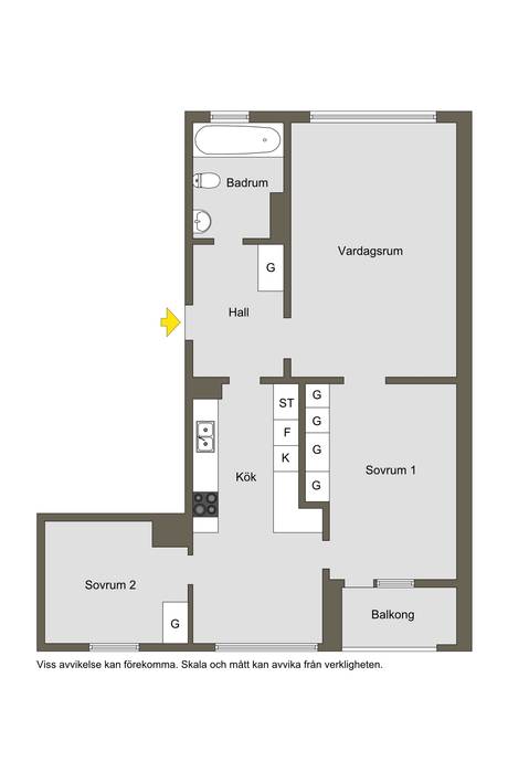 3 rum Lägenhet på Frejgatan 74 Valsta Sigtuna kommun - bild 15