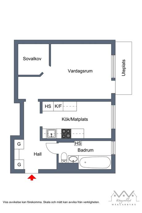 1 rum Lägenhet på Hjortronvägen 27, bv Tibble Upplands-Bro kommun - bild 11