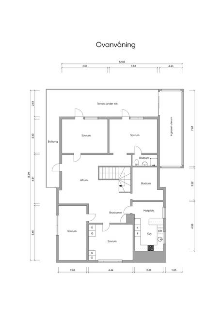 8 rum Villa på Albertsvägen 73B Trollhättan Trollhättans kommun - bild 48