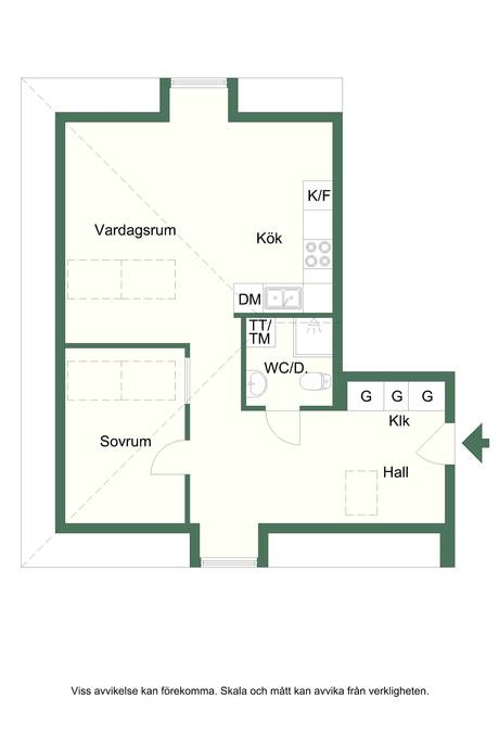 2 rum Lägenhet på Fängelsegatan 7A Södermalm Västerviks kommun - bild 20