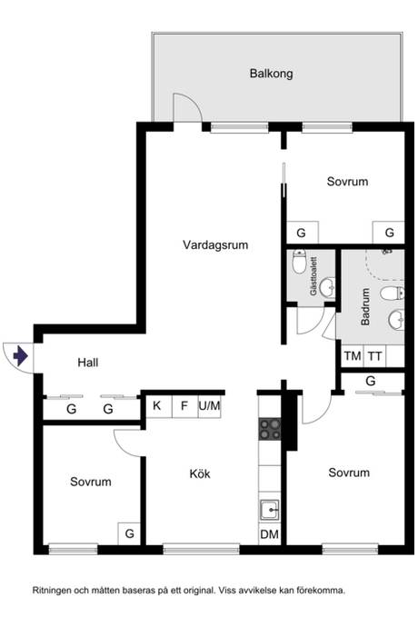 4 rum Lägenhet på Eleonoragatan 15 Centrum Eskilstuna kommun - bild 23