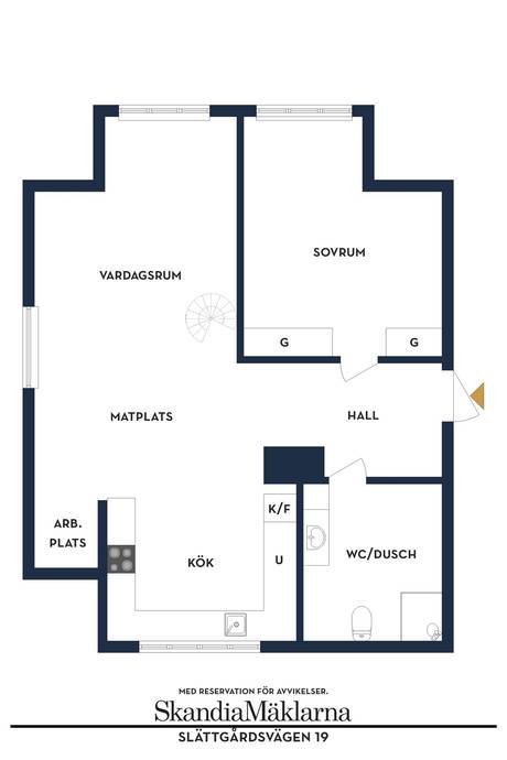2 rum Lägenhet på Slättgårdsvägen 19 Mälarhöjden Stockholms kommun - bild 55