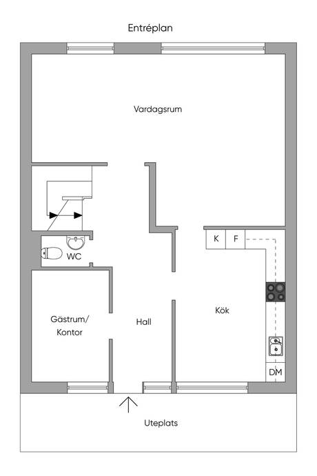 6 rum Radhus på Hägerstensbrinken 12 Hägerstenshamnen Stockholms kommun - bild 16