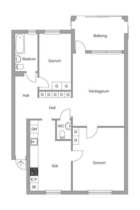 3 rum Lägenhet på Badvägen 7 B Klippans kommun - bild 27