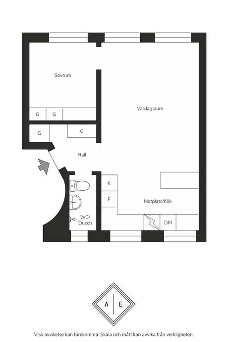 2 rum Lägenhet på Untravägen 7 Hjorthagen Stockholms kommun - bild 19