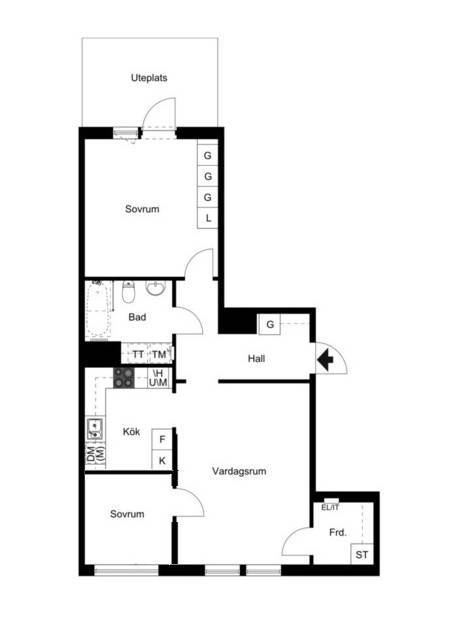 2 rum Lägenhet på Solnavägen 43 Råsunda Solna kommun - bild 27