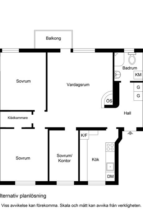 3 rum Lägenhet på Gustav III:s väg 35 Abrahamsberg Stockholms kommun - bild 37