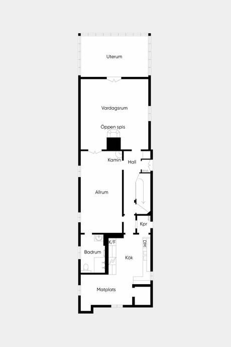 7 rum Villa på Kanalgatan 37A Tranås Tranås kommun - bild 78