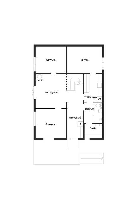 6 rum Villa på Skogsfruvägen 2 STUGSUND Söderhamns kommun - bild 43
