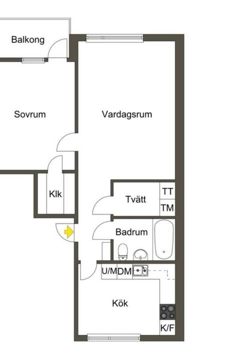 2 rum Lägenhet på Duvbergsvägen 22 Vårby Gård Huddinge kommun - bild 25