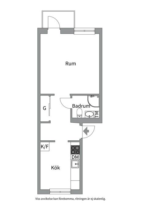 1 rum Lägenhet på Liljegatan 6B Fålhagen Uppsala kommun - bild 17