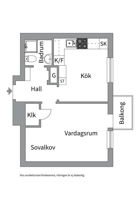 1 rum Lägenhet på Svartbäcksgatan 74B Svartbäcken Uppsala kommun - bild 20