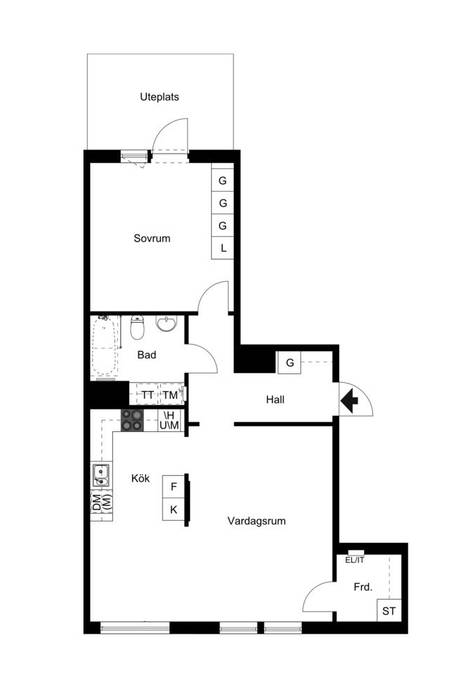 2 rum Lägenhet på Solnavägen 43 Råsunda Solna kommun - bild 26