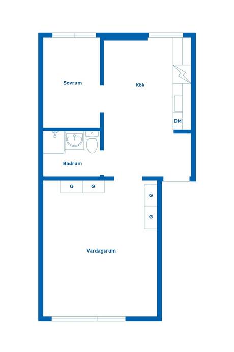 2 rum Lägenhet på Brunnsgatan 51A Söder Gävle kommun - bild 17