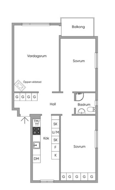3 rum Lägenhet på Rosengatan 12B Centrala Sundbyberg Sundbybergs kommun - bild 30