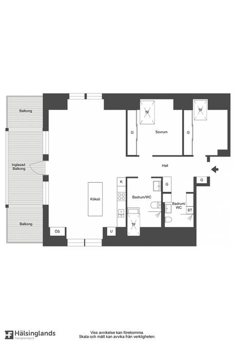 3 rum Lägenhet på Galjonsgatan 3 Parkhyllan Hudiksvalls kommun - bild 22