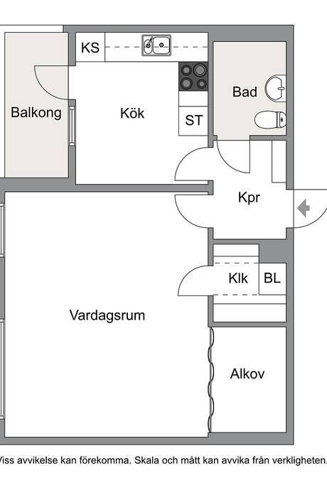 1 rum Lägenhet på Ringvägen 25 E Centrala Boden Bodens kommun - bild 15