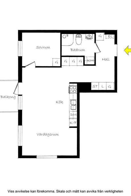 2 rum Lägenhet på Inägogatan 21B Centrala Hisingen - Övre Eriksberg Göteborgs kommun - bild 16