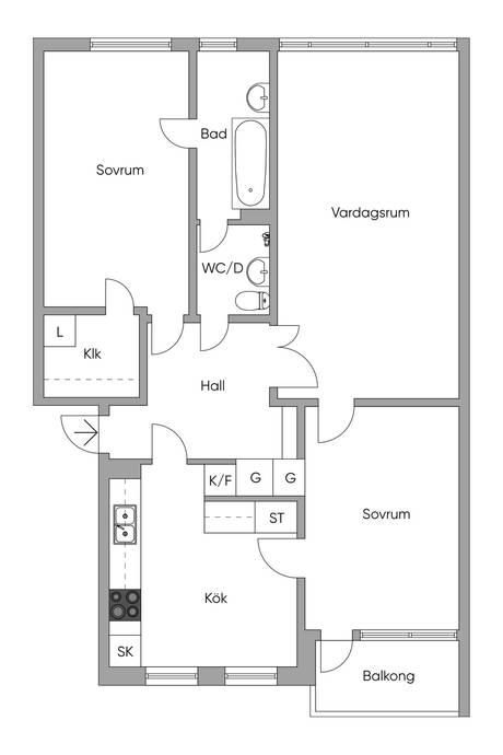 3 rum Lägenhet på Årjängsgatan 1A  Centralt Åmåls kommun - bild 18