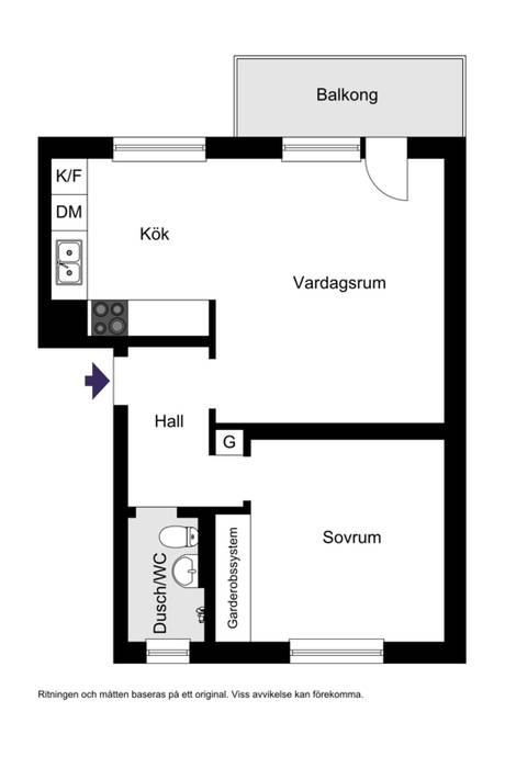 2 rum Lägenhet på Fregattvägen 87 Gröndal Stockholms kommun - bild 46