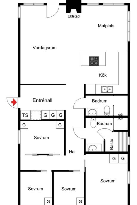 5 rum Lägenhet på Trolldalen 38 B Hundfjället, Sälen Malung-Sälens kommun - bild 25