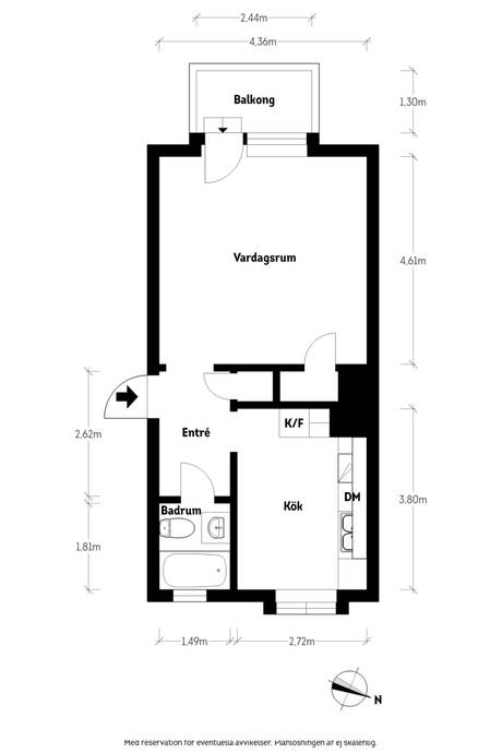 1 rum Lägenhet på Frödingsgatan  8C Strömmensberg Göteborgs kommun - bild 13