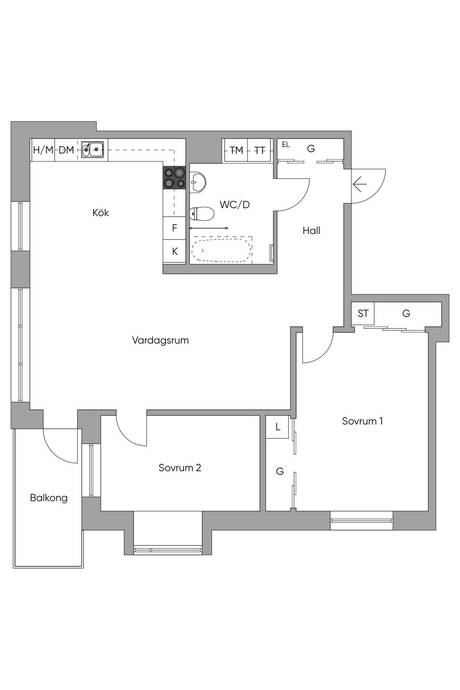 3 rum Lägenhet på Jakobsdalsvägen 14, vån 4 av 6 Aspudden/Örnsberg Stockholms kommun - bild 43