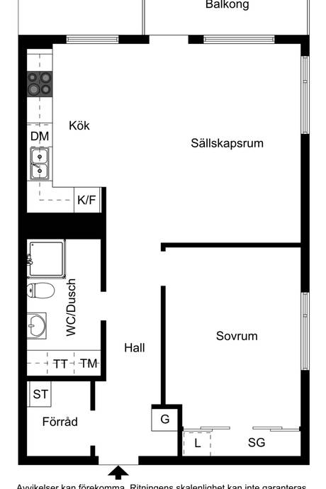 2 rum Lägenhet på Lilla Varvsgatan 29A Västra Hamnen Malmö kommun - bild 26