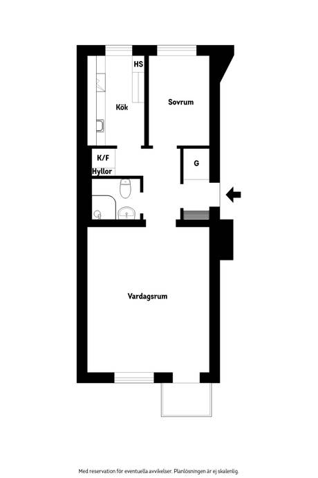 2 rum Lägenhet på Lasarettsboulevarden 19A Parkstaden Kristianstads kommun - bild 16