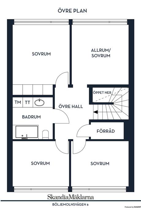5 rum Villa på Böljemolnsvägen 24 Fullerö Hage Uppsala kommun - bild 31