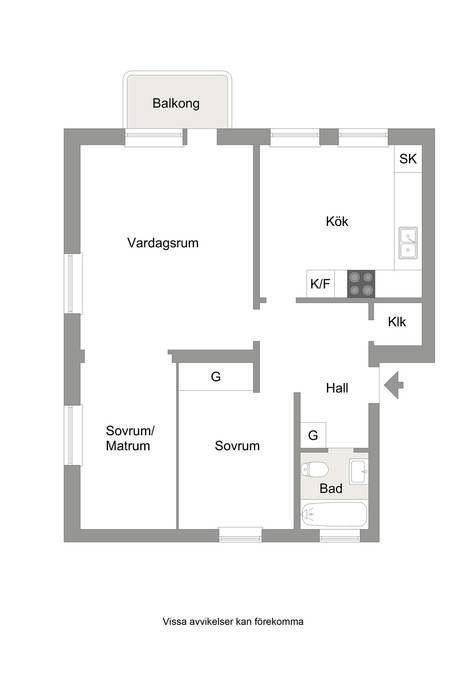 2.5 rum Lägenhet på Sveavägen 9 Barrsätra Sandvikens kommun - bild 18