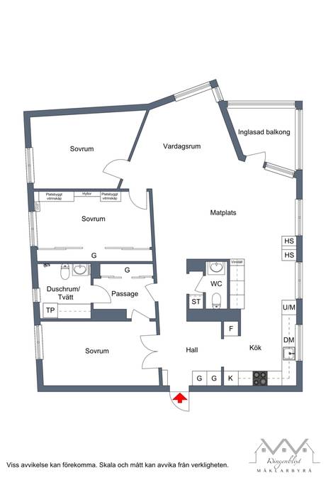 4 rum Lägenhet på Ringvägen 16, 5 tr Kungsängen centrum Upplands-Bro kommun - bild 21