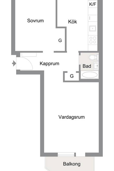 2 rum Lägenhet på Sandbackegången 4C Kirseberg Malmö kommun - bild 22