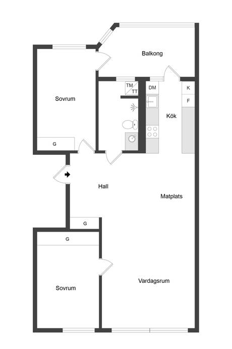 3 rum Lägenhet på Spjutgatan 6 Ektorp Norrköpings kommun - bild 16