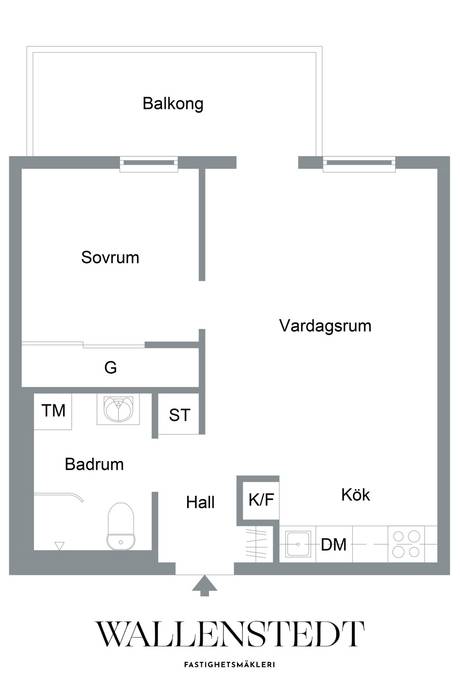 2 rum Lägenhet på Björkmansgatan 8 Ormesta Örebro kommun