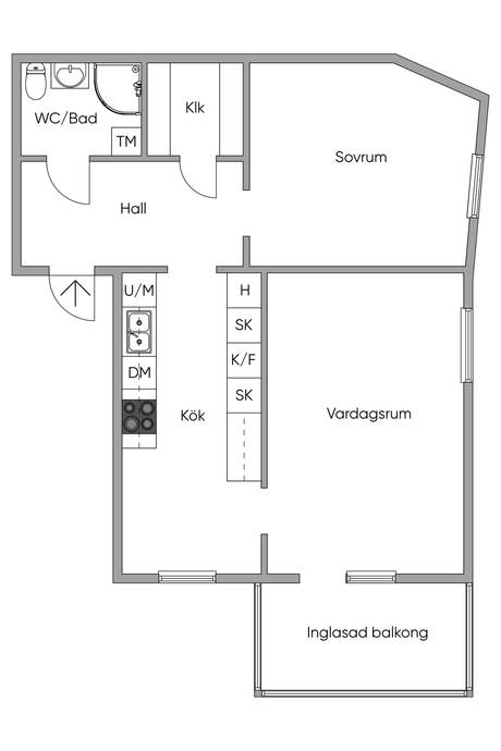 2 rum Lägenhet på Mellanvägen 3C Skoghall Hammarö kommun - bild 27